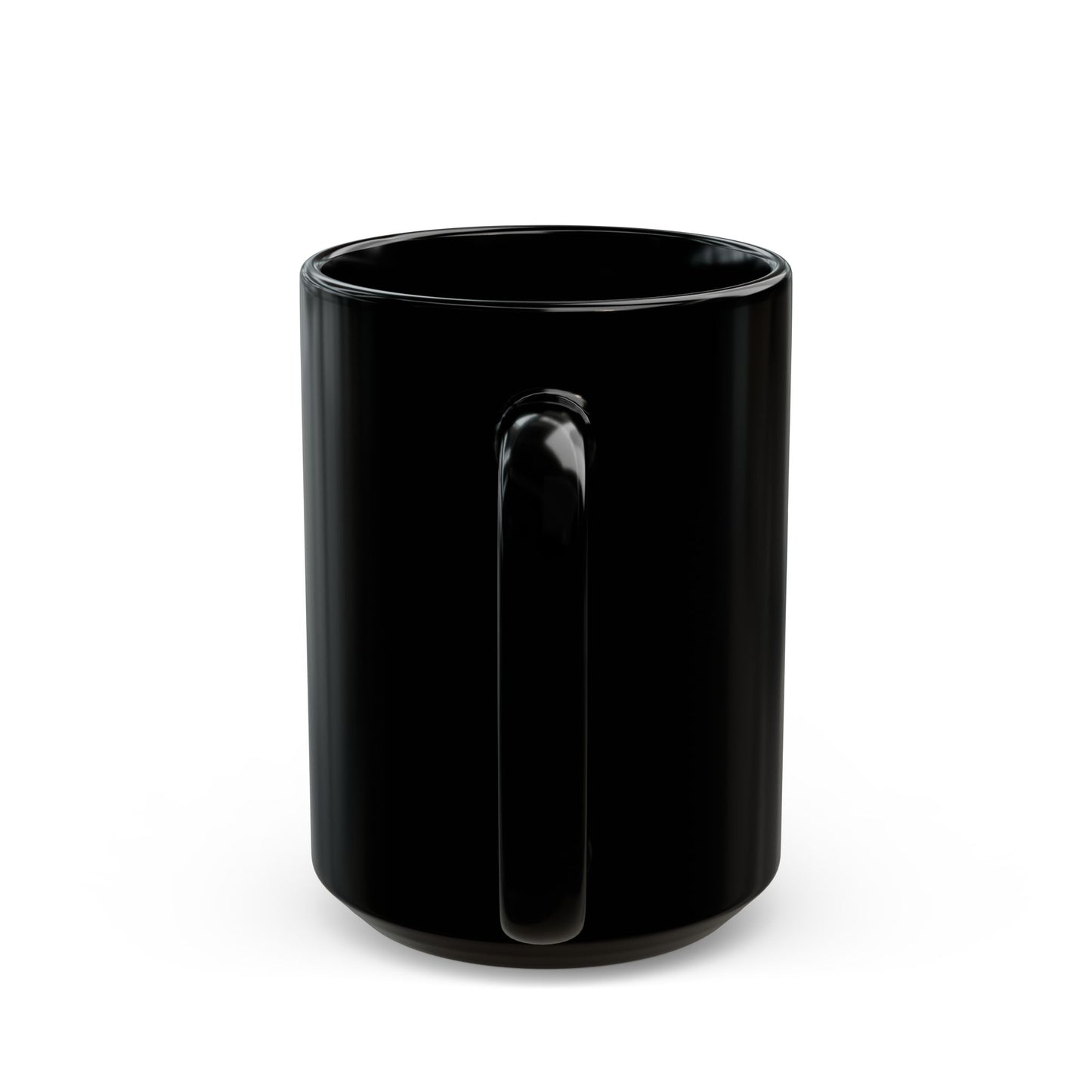 Fantasy Portal Black Mug – Enchanted Forest Moonlit Scene (11oz, 15oz)
