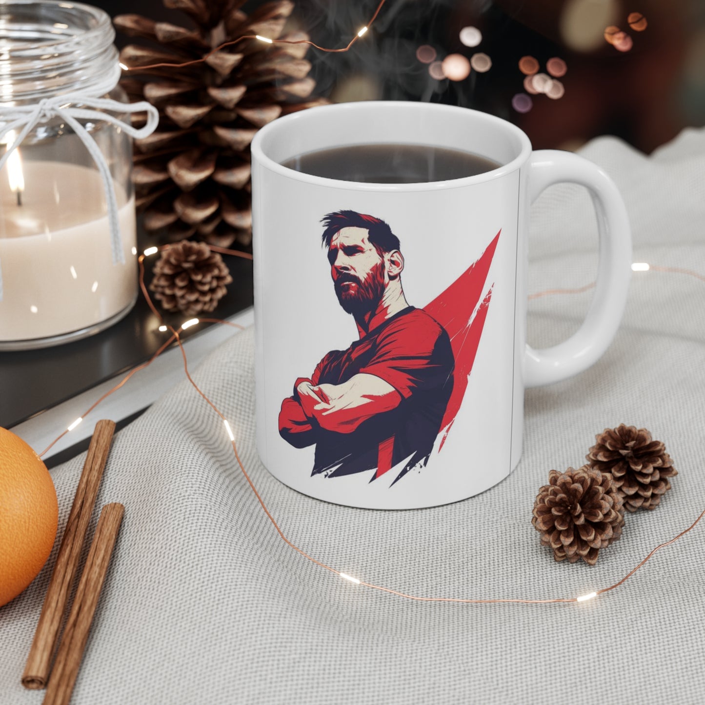 Mug — Argentina Football Crest Coffee Cup (AFA Inspired)