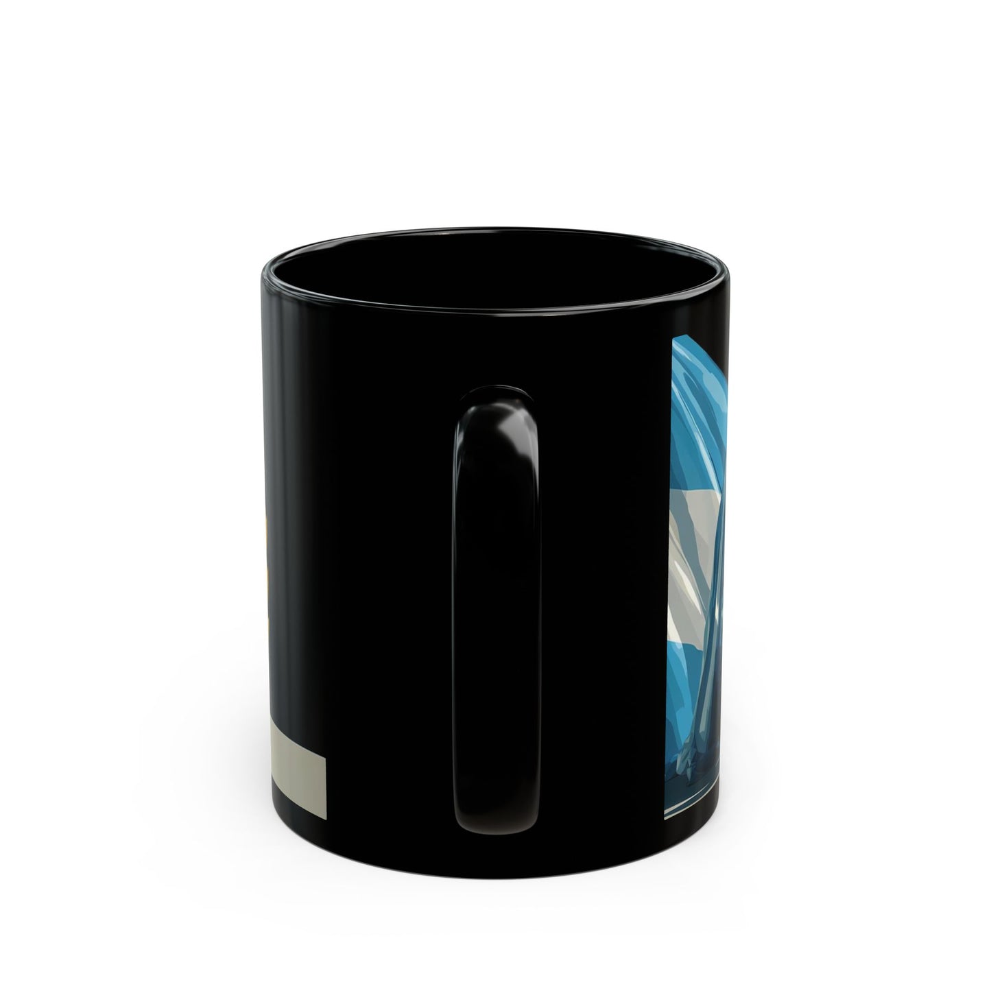 Argentina AFA Soccer Black Mug — Football Fan Coffee Cup (11oz/15oz)