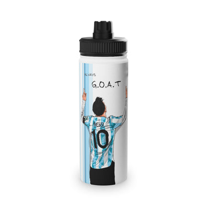 Messi G.O.A.T. Stainless Steel Sports Water Bottle