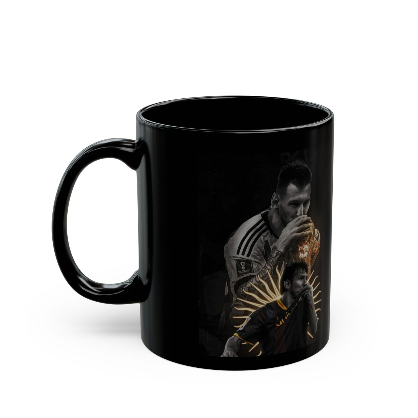 Argentina Football Crest Black Mug – AFA Soccer Coffee Cup