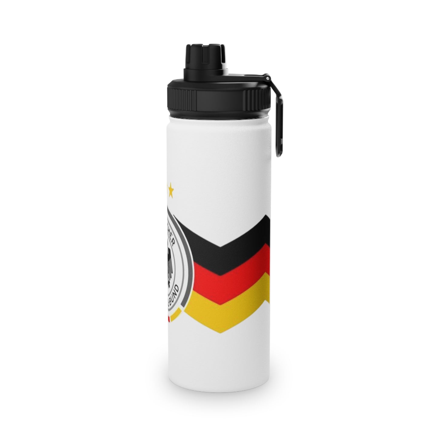 Germany Soccer Water Bottle — Deutscher Fußball-Bund Sports Stainless Bottle