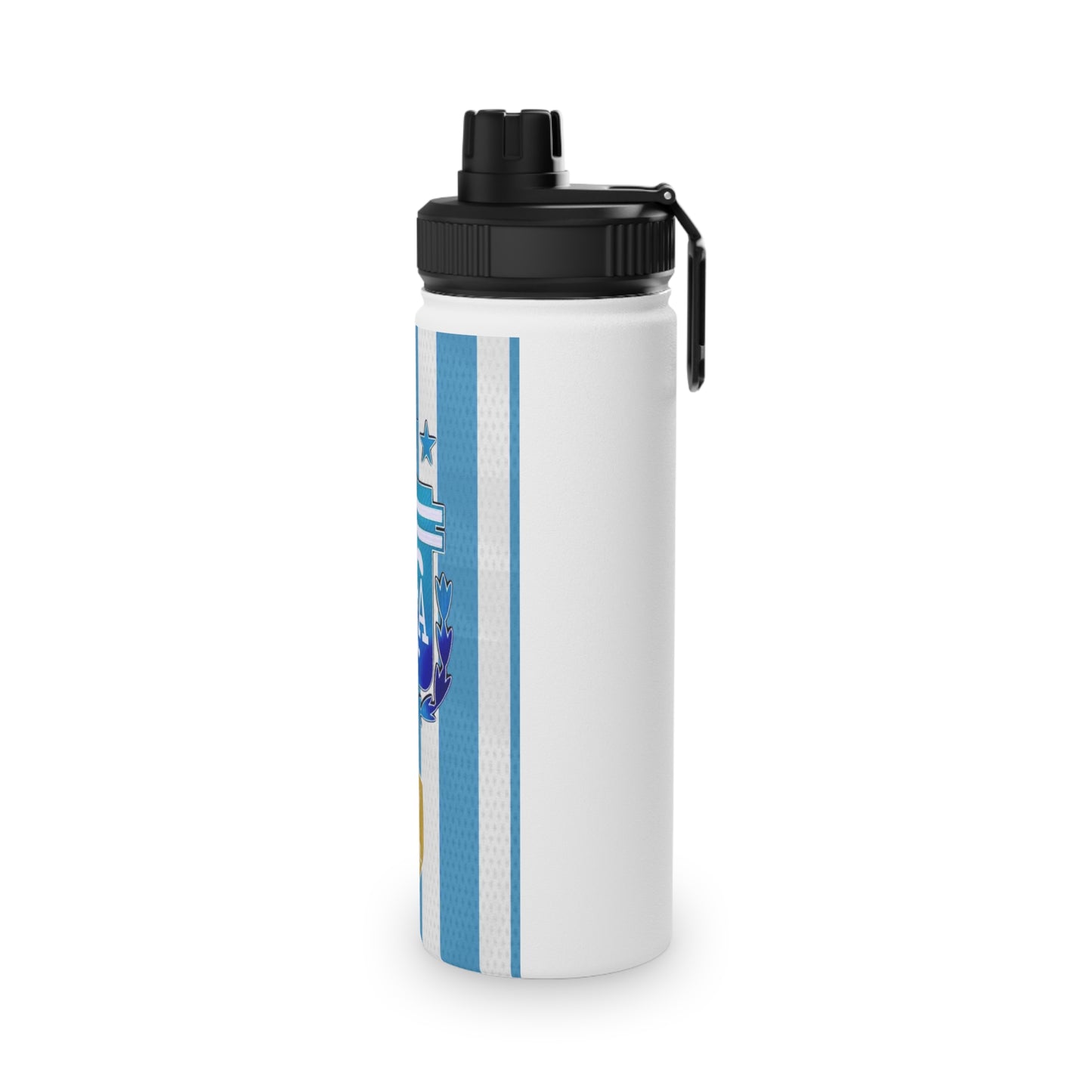 Argentina Soccer Stainless Steel Water Bottle — AFA Crest Sports Bottle