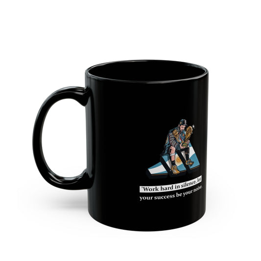 FIFA World Champions 2022 Black Coffee Mug – Gold Emblem Soccer Trophy (11oz & 15oz)