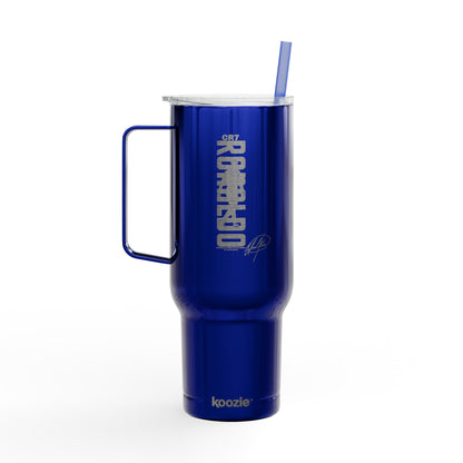 CR7 Ronaldo Signature 40oz Insulated Engraved Tumbler with Handle & Lid
