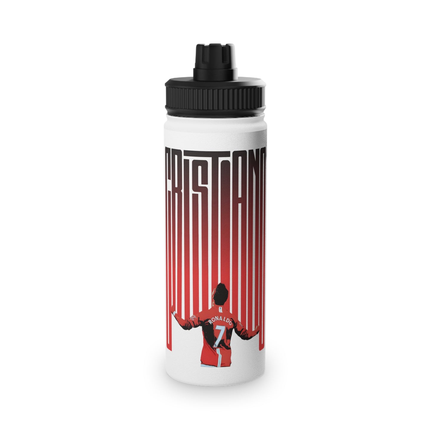 Cristiano #7 Stainless Steel Sports Water Bottle – Soccer Fan Drink Bottle