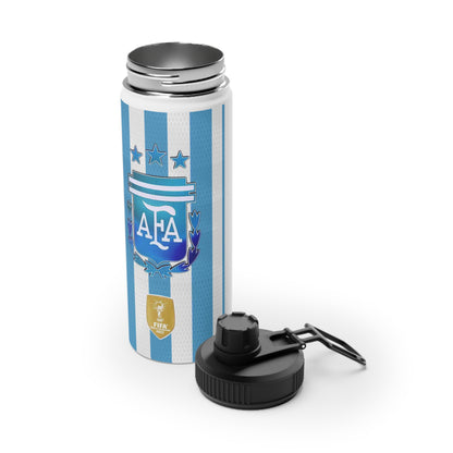Argentina Soccer Stainless Steel Water Bottle — AFA Crest Sports Bottle
