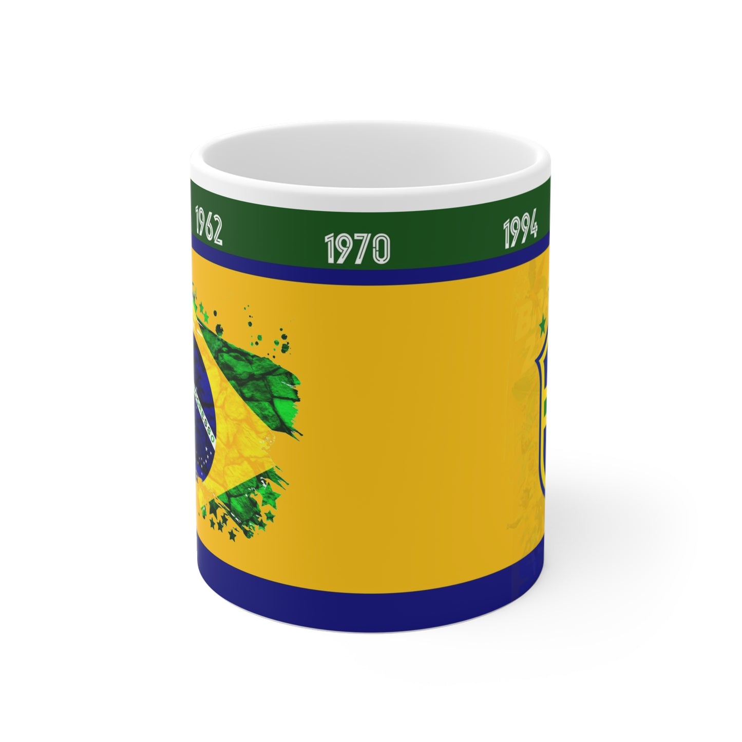 Brazil Flag Coffee Mug – Vintage World Cup Years 11oz