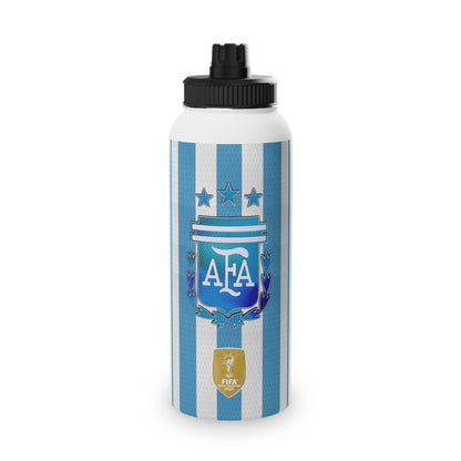 Argentina Soccer Stainless Steel Water Bottle — AFA Crest Sports Bottle