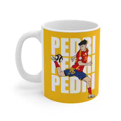 Pedri Spain Soccer Mug — 11oz Football Player Coffee Cup