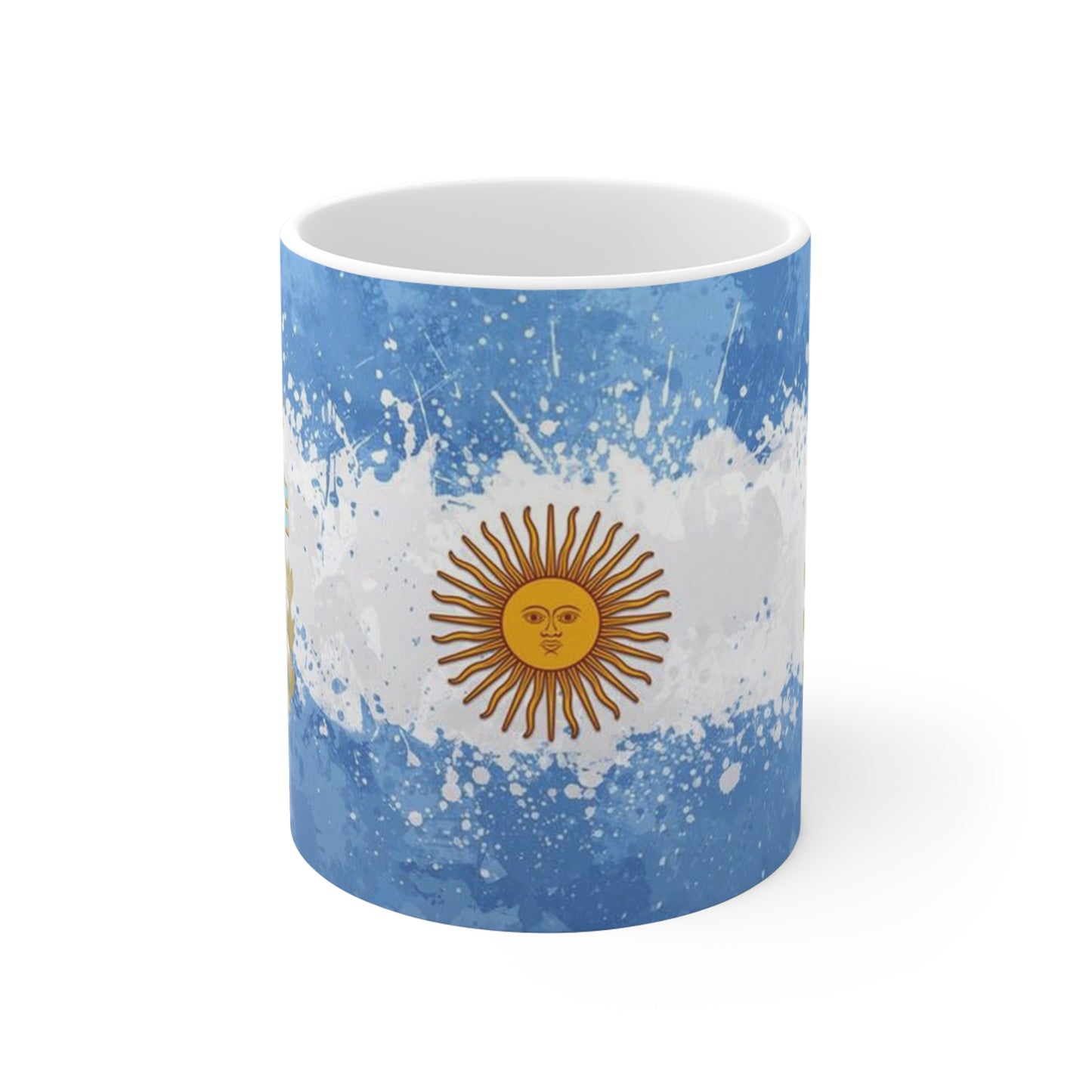Argentina Flag Soccer Mug — AFA Crest 11oz