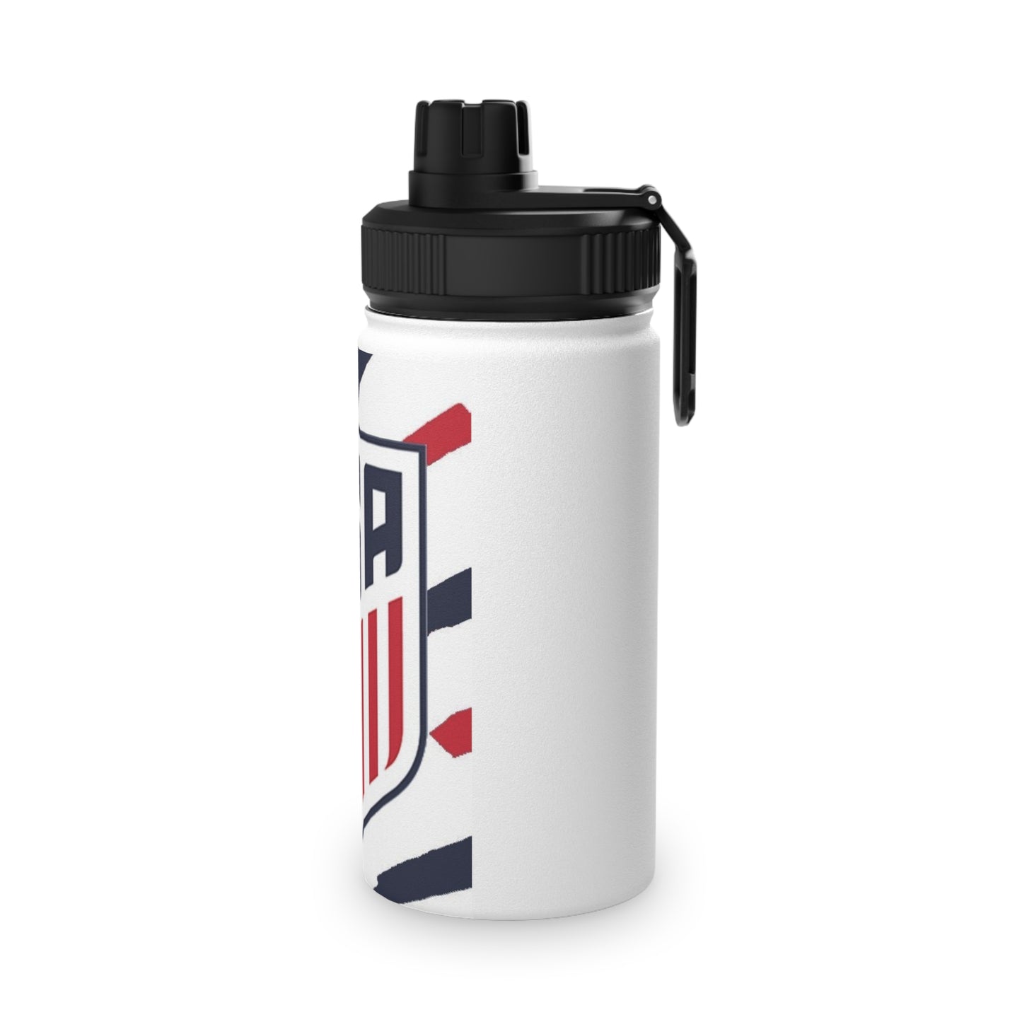 USA Shield Stainless Steel Sports Water Bottle - Patriotic Athletic Hydration