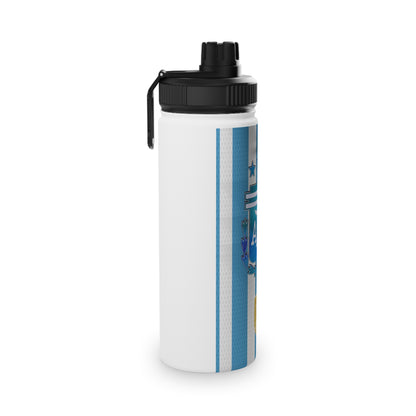 Argentina Soccer Stainless Steel Water Bottle — AFA Crest Sports Bottle