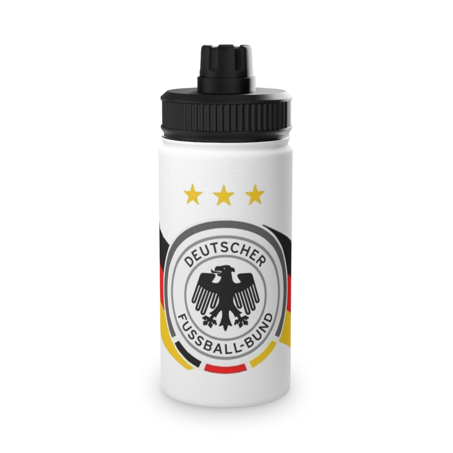 Germany Soccer Water Bottle — Deutscher Fußball-Bund Sports Stainless Bottle