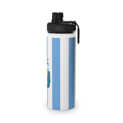 Argentina Crest Stainless Steel Sports Water Bottle – AFA Flag Design