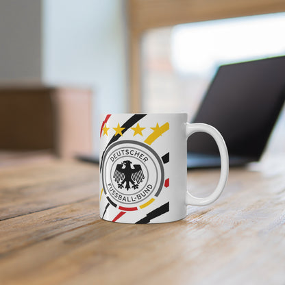 Germany Football Crest Mug — Deutscher Fußball-Bund 11oz Coffee Cup