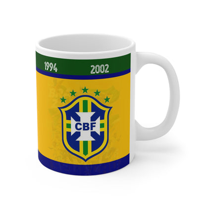 Brazil Flag Coffee Mug – Vintage World Cup Years 11oz