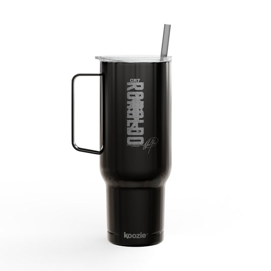 CR7 Ronaldo Signature 40oz Insulated Engraved Tumbler with Handle & Lid