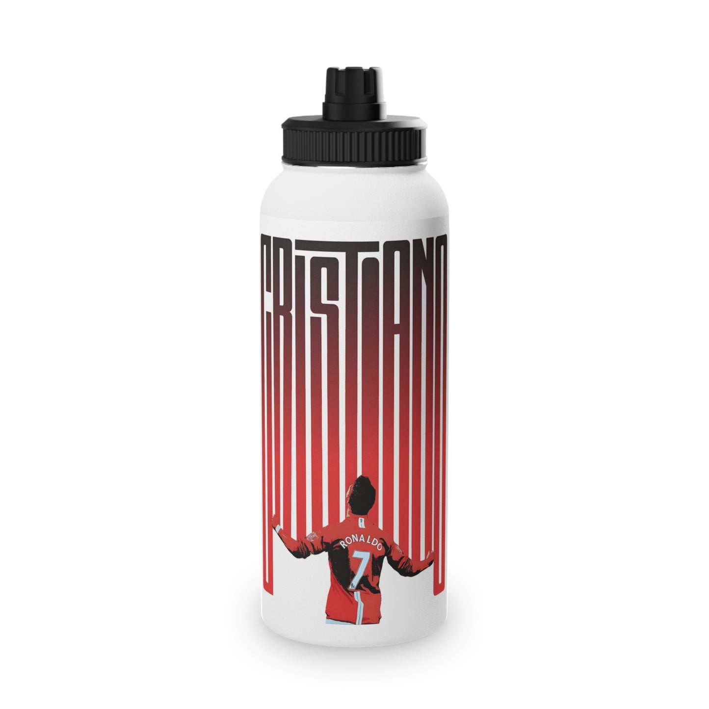 Cristiano #7 Stainless Steel Sports Water Bottle – Soccer Fan Drink Bottle