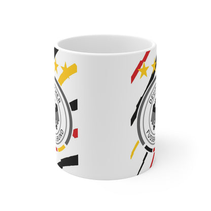 Germany Football Crest Mug — Deutscher Fußball-Bund 11oz Coffee Cup