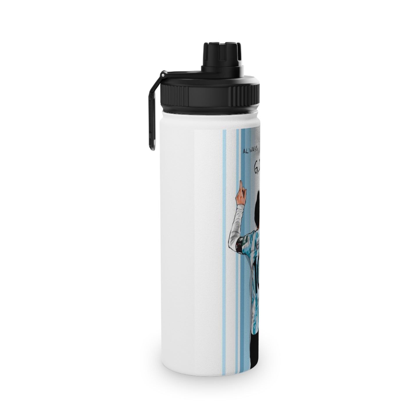 Messi G.O.A.T. Stainless Steel Sports Water Bottle