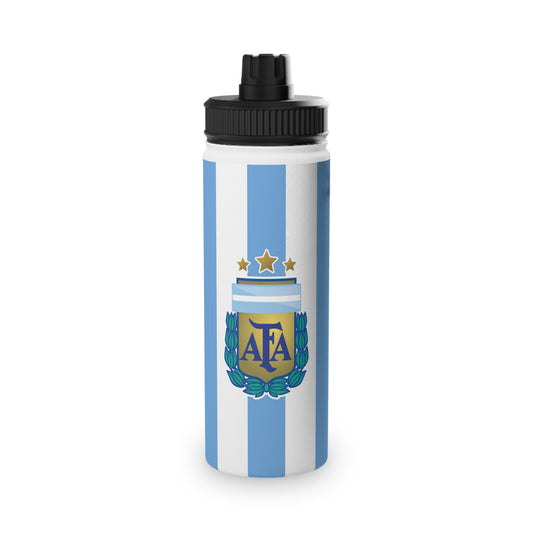 Argentina Crest Stainless Steel Sports Water Bottle – AFA Flag Design