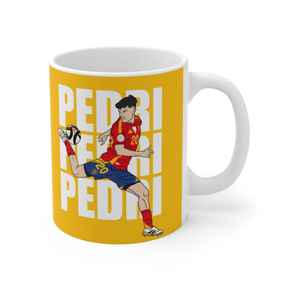 Pedri Spain Soccer Mug — 11oz Football Player Coffee Cup