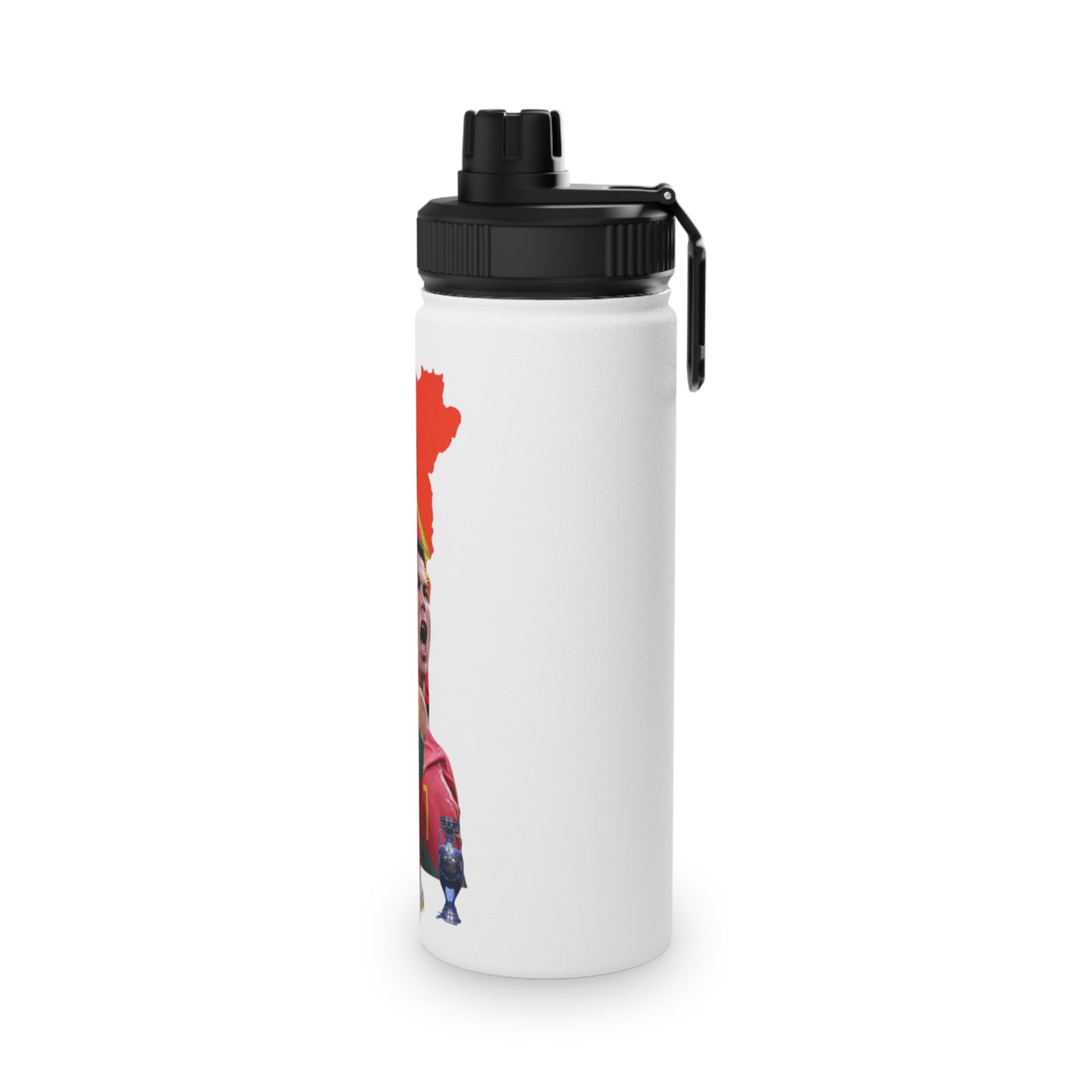 Portugal Soccer Stainless Steel Water Bottle — Cristiano Ronaldo Tribute Sports Bottle