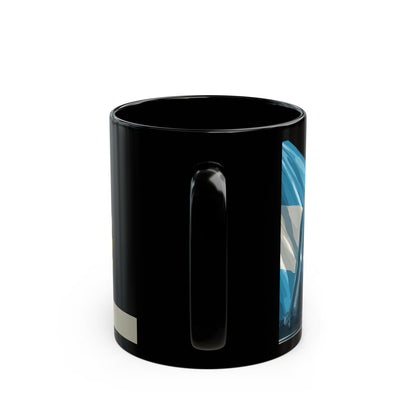 Argentina AFA Soccer Black Mug — Football Fan Coffee Cup (11oz/15oz)