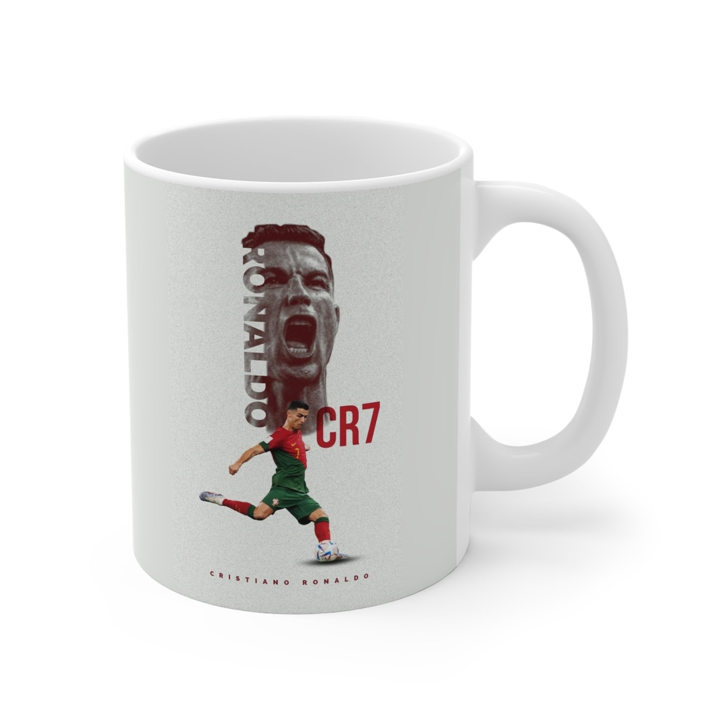 Ronaldo CR7 Ceramic Mug — Soccer Legend 11oz