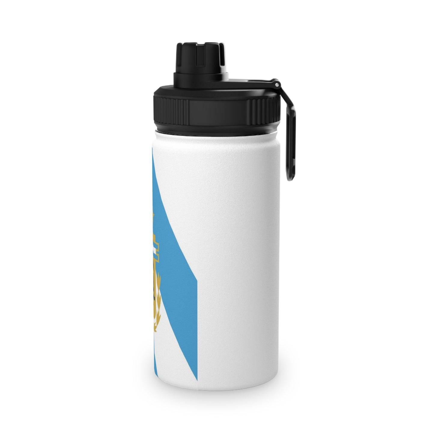 Argentina Crest Blue Stripe Water Bottle Collection