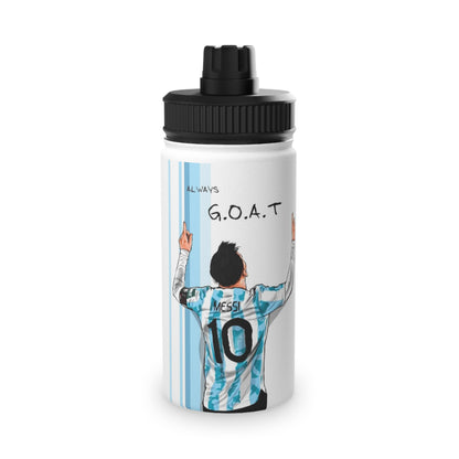 Messi G.O.A.T. Stainless Steel Sports Water Bottle