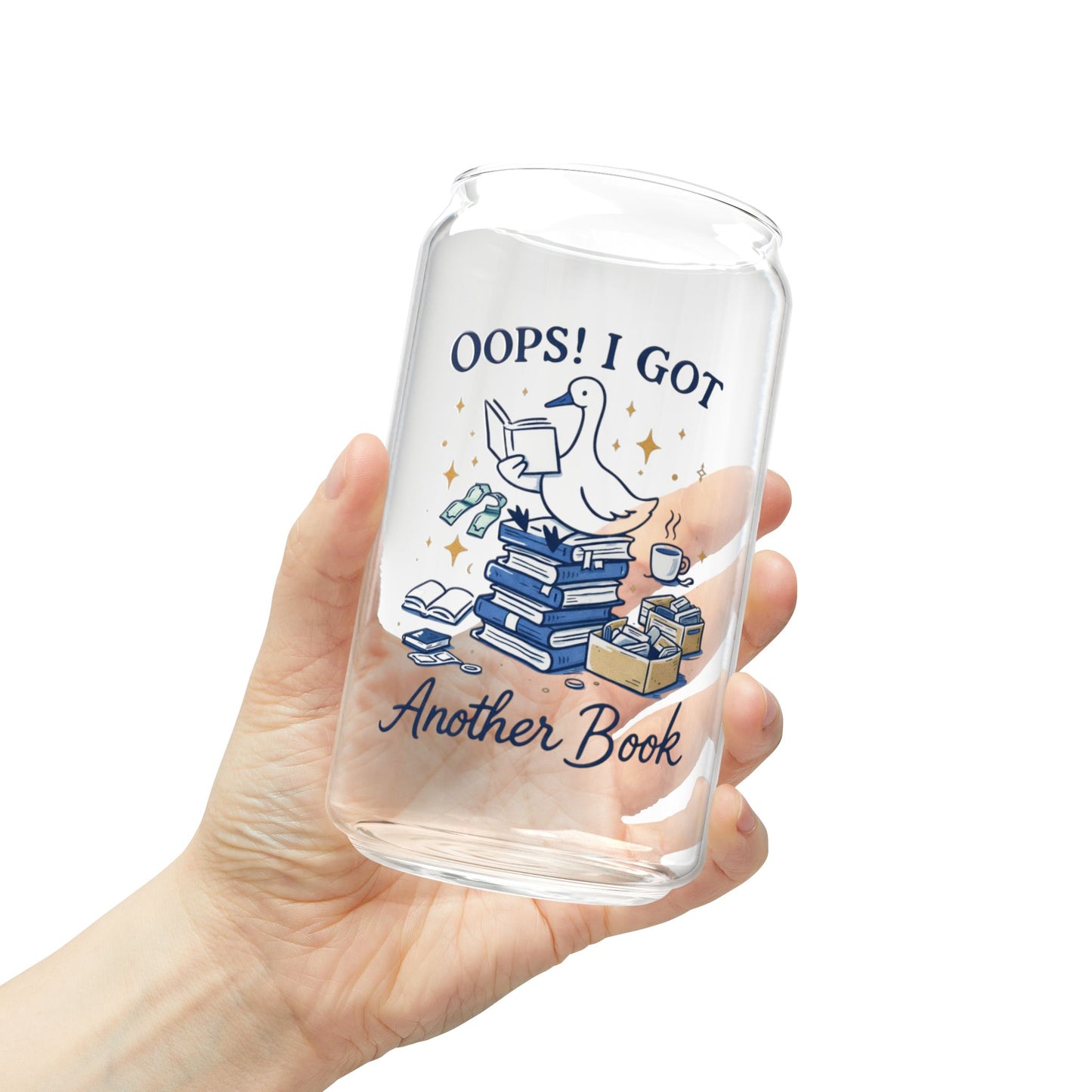 🦆 Quirky Duck Vibes – Aesthetic Sipper Glass