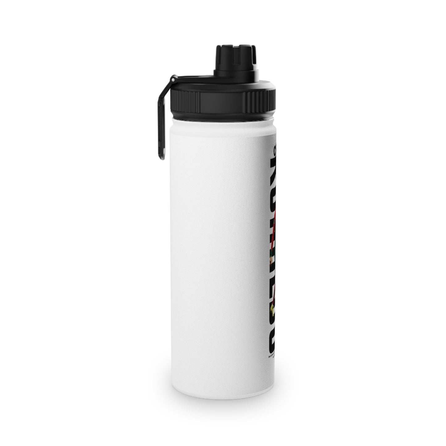 CR7 Ronaldo Stainless Steel Sports Water Bottle — Football Player Design