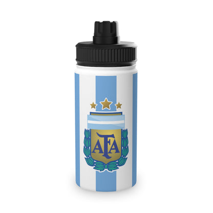Argentina Crest Stainless Steel Sports Water Bottle – AFA Flag Design