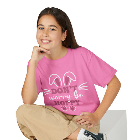 Little Hoppy Vibes Kid's Tee 🐣🌈