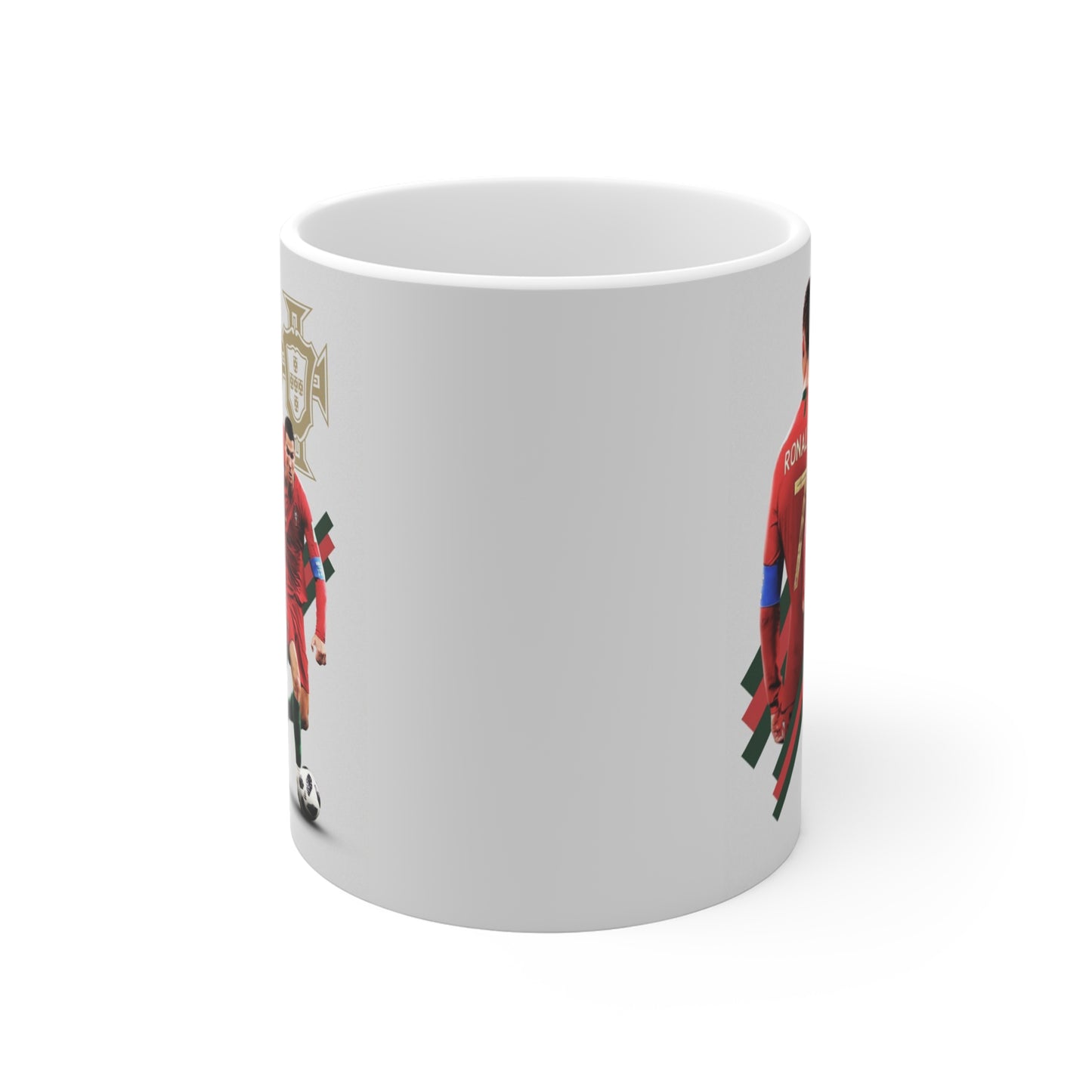 Soccer Legend No.7 Ceramic Mug — Portugal Football Player Design