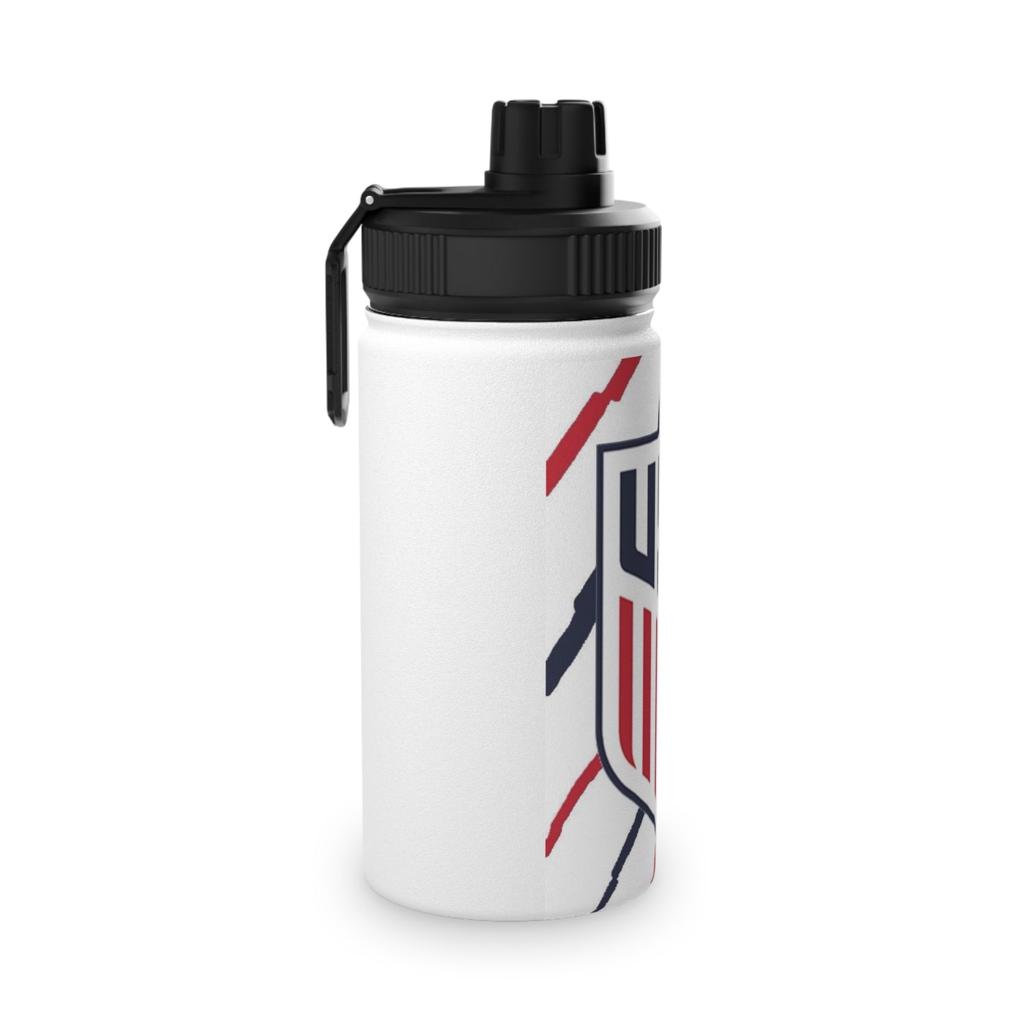 USA Shield Stainless Steel Sports Water Bottle - Patriotic Athletic Hydration
