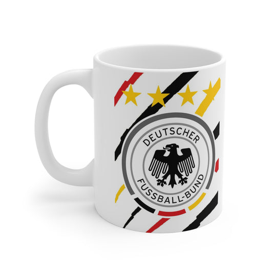 Germany Football Crest Mug — Deutscher Fußball-Bund 11oz Coffee Cup