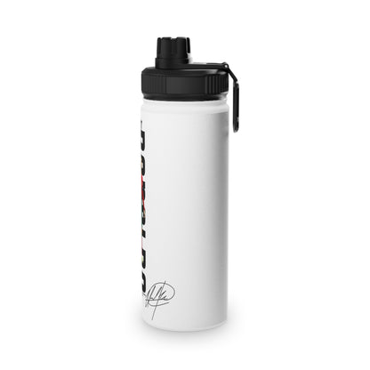 CR7 Ronaldo Stainless Steel Sports Water Bottle — Football Player Design