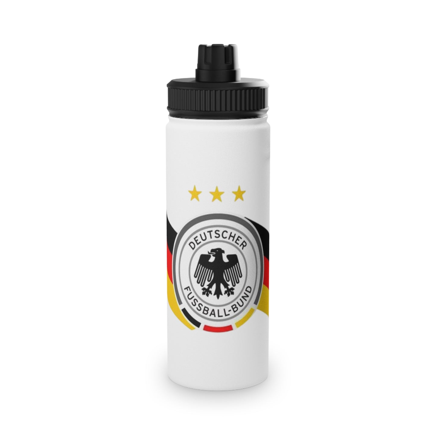 Germany Soccer Water Bottle — Deutscher Fußball-Bund Sports Stainless Bottle