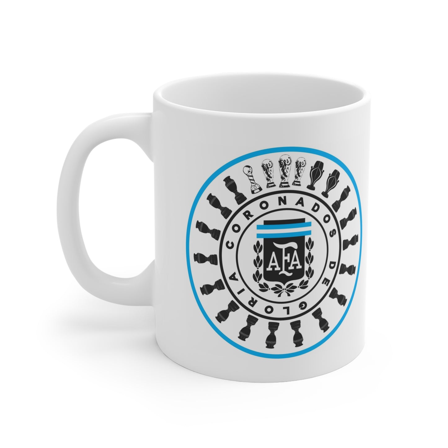 Mug — Argentina Football Crest Coffee Cup (AFA Inspired)