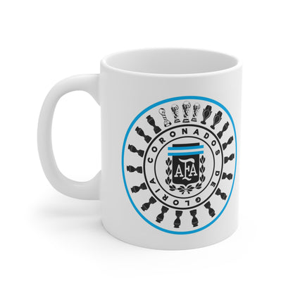 Mug — Argentina Football Crest Coffee Cup (AFA Inspired)